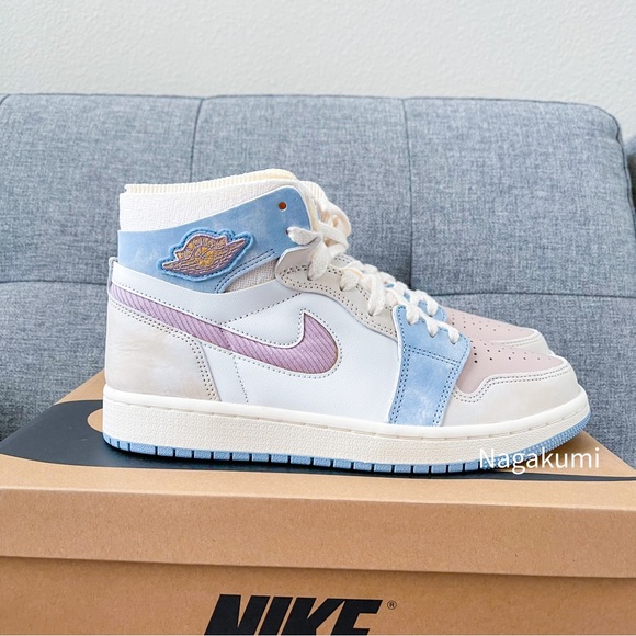 🐰 Nike Air Jordan 1 High pastel color block shoes 🐰 - Picture 4 of 4